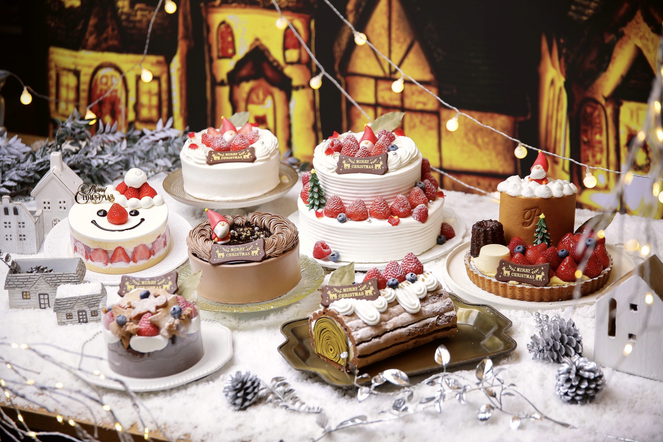 PINEDE Christmas Market～】クリスマスケーキ全7品を10月15日より予約
